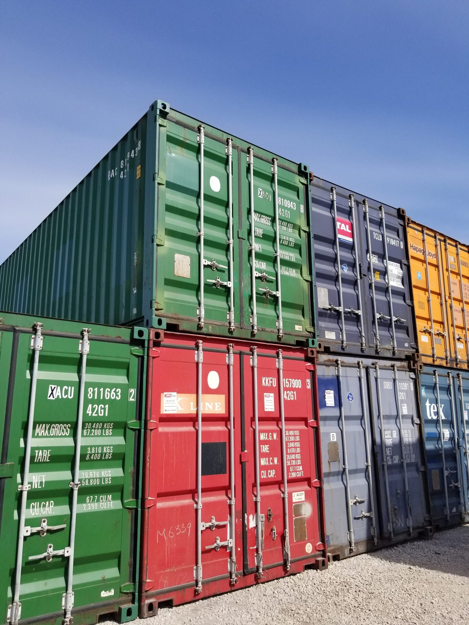 Used shipping containers for sale from Miami Containers LLC