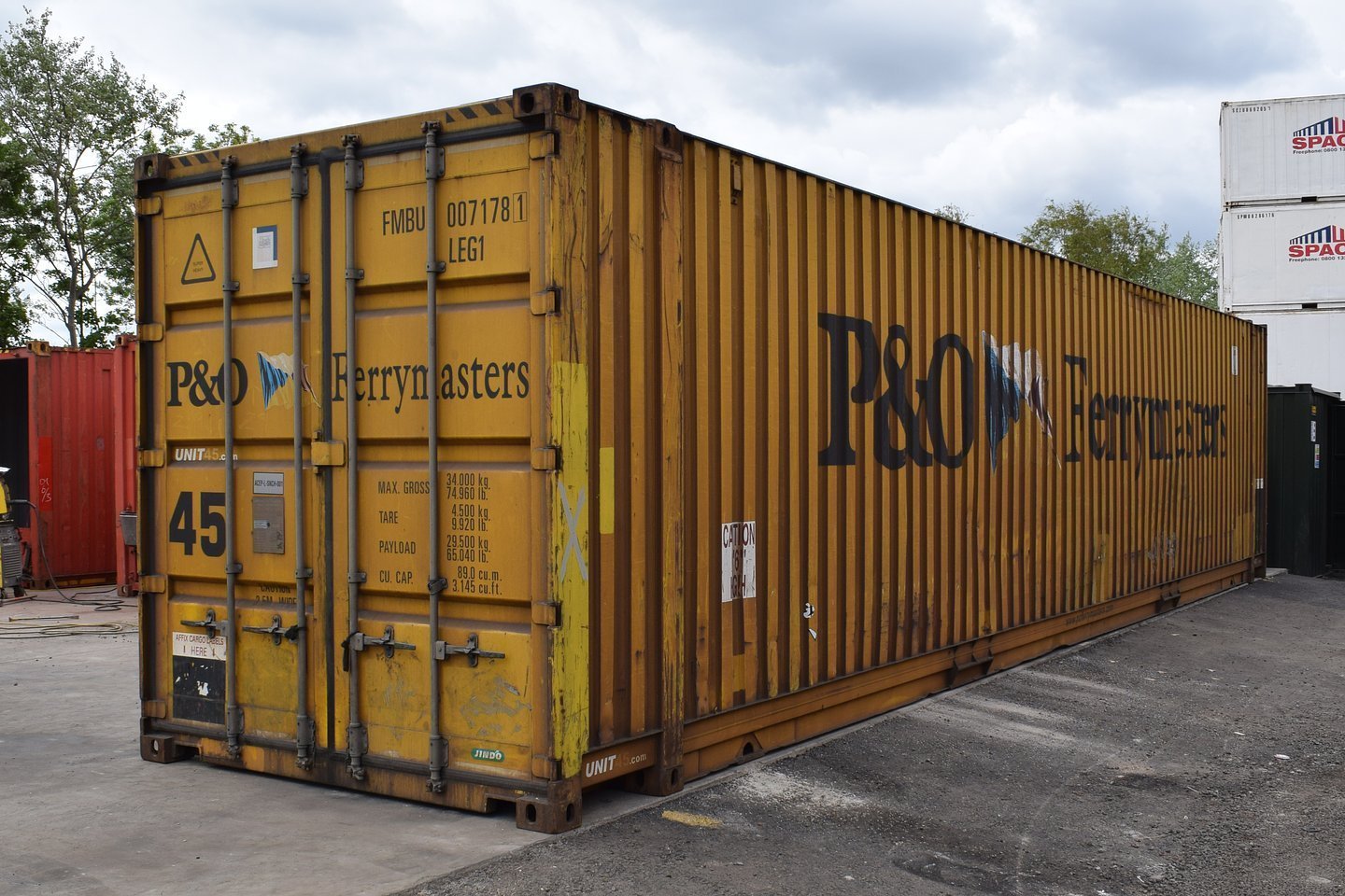 45Ft Hc Shipping Container High Cube Wind And Watertight-Cargo Worthy