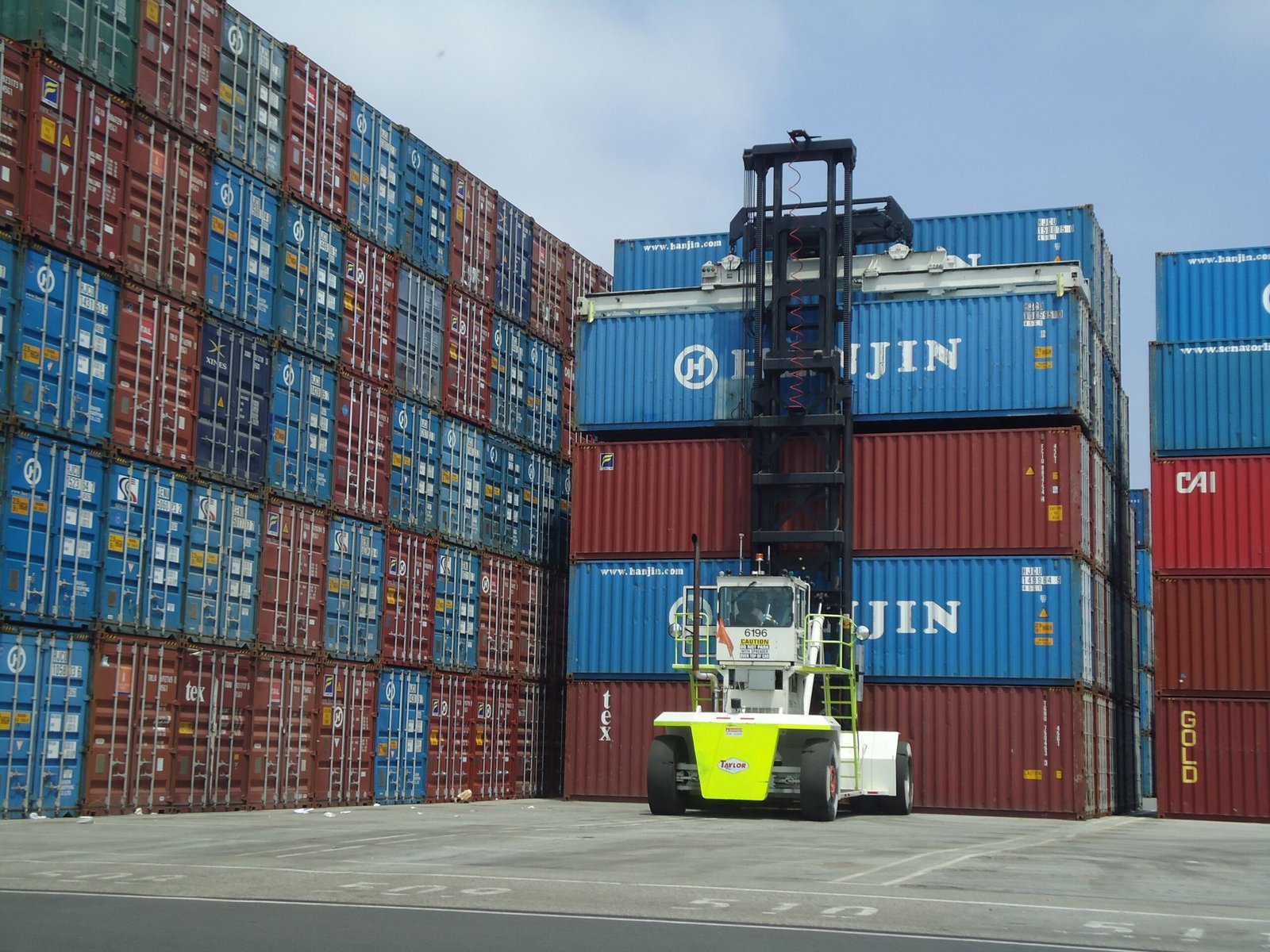Shipping container terminal operated by Miami Containers LLC